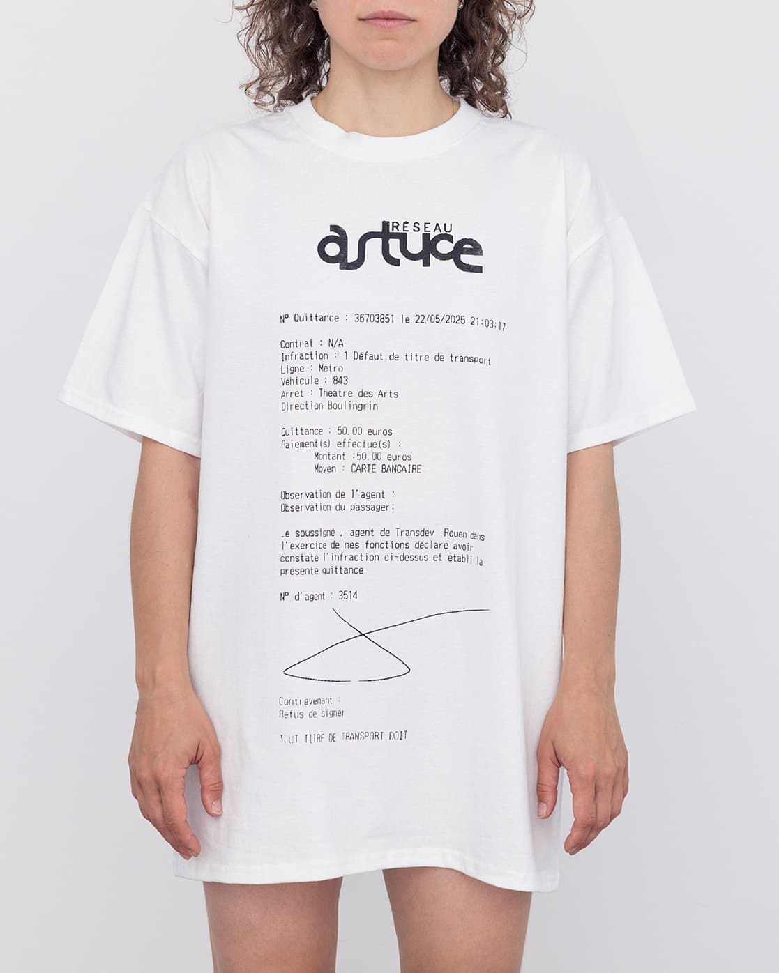 AMENDE–BLANC look 3